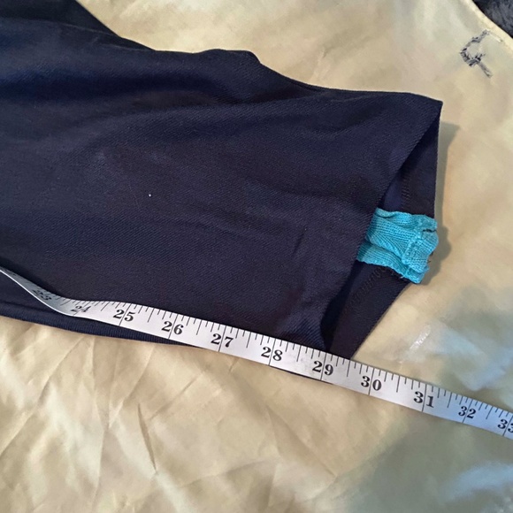 NEW PHOTOS! LEGGINGS, DRESS BLUES, SIZE 5X, DECORATIVE ZIP BACK ANKLES, STRETCHY - Picture 5 of 14